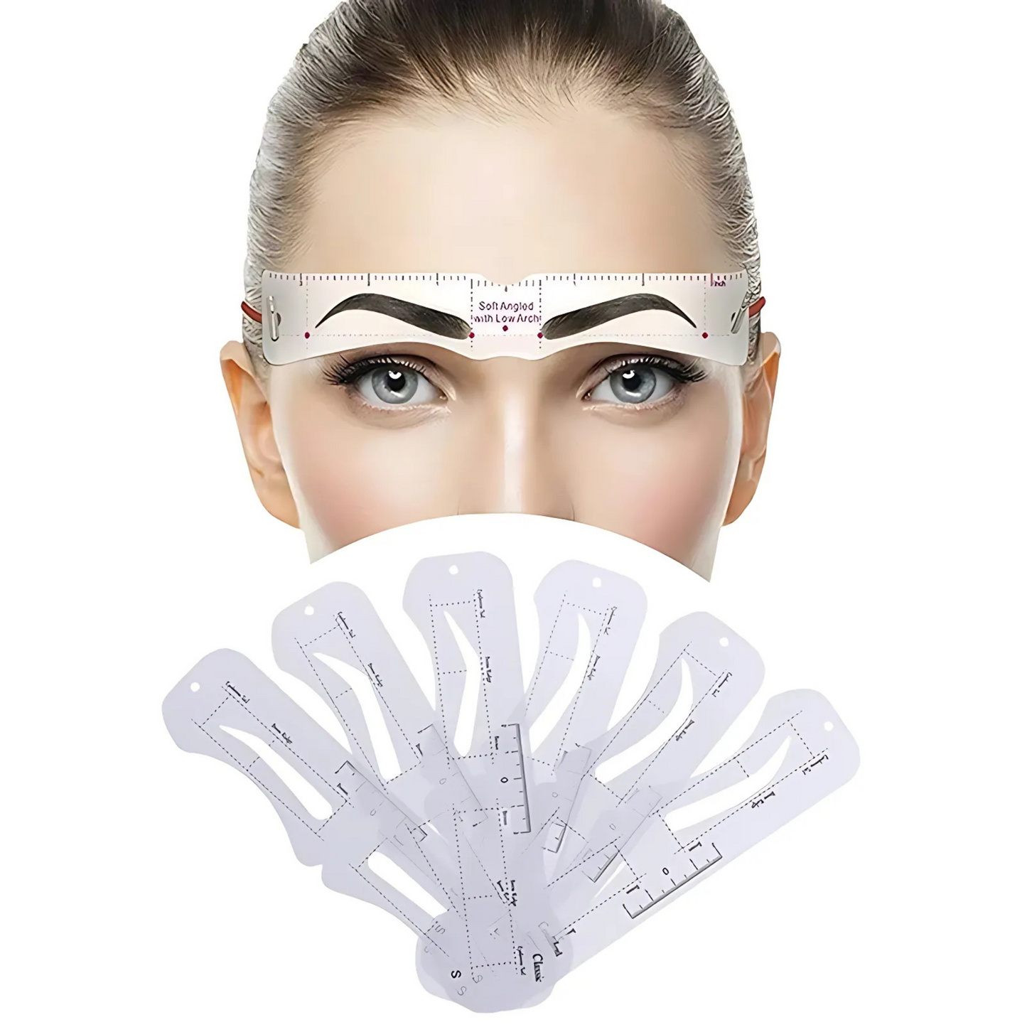 Reusable Eyebrow Stencil Kit